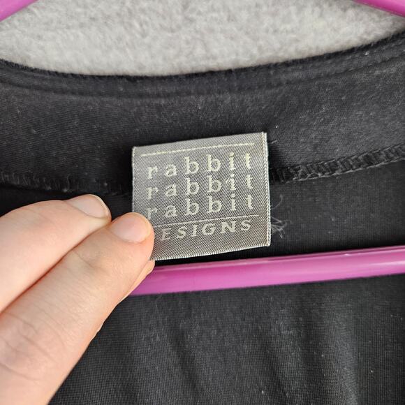 Black Velvet Embroidered Boho Y2K Floral Trim Cardigan Top Size 10 - Picture 4 of 8